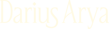 The text “Darius Arya” in a pale, serif font.
