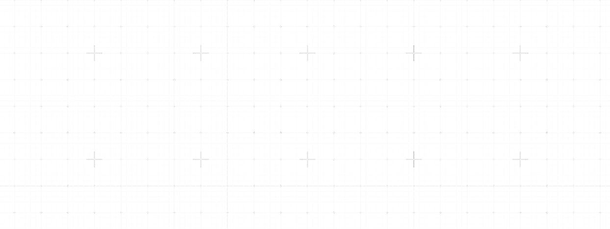 Faint grid with evenly spaced horizontal and vertical lines on a white background; larger plus signs mark some intersections.